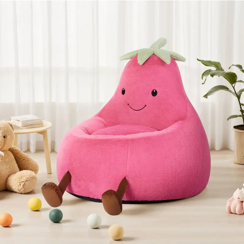 24/31 Inch Bean Bag Chair for Kids, High Rebound Memory Foam Toddler Lounge Sofa